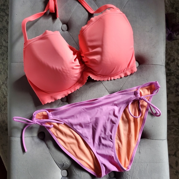 COPY - VS pink adjustable side tie bikini bottom - Picture 13 of 16